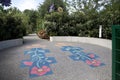 Hopscotch in Dallas Arboretum