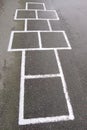 Hopscotch Game Lines