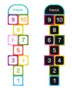 Hopscotch game for your design