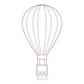 Hor air balloon cartoon