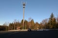 Hora Svateho Sebestiana, Czechia - April 11, 2022: Opel Astra H in empty parking place