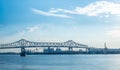 Horace Williams bridge spanning the river Mississippi at Baton Rouge, Louisiana Royalty Free Stock Photo