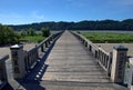 Horai Bridge, Japan\'s longest wooden pedestrian bridge over Oigawa River