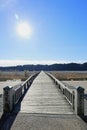 Horai bridge over Oi river Royalty Free Stock Photo