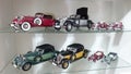 Horch 853 model cars on display