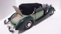 Horch 853 top down back view opened trunk - die-cast scale model car Royalty Free Stock Photo