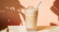 Horchata, a creamy, refreshing drink with a hint of cinnamon.