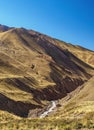 Horcones Valley in Mendoza Province, Argentina Royalty Free Stock Photo