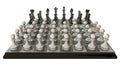 Horde variant of chess, 3D illustration