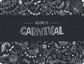 Carnival greeting card