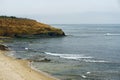 Dramatic seascape and cliffs. San Diego, California Royalty Free Stock Photo