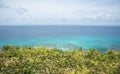 Horizon over the Turquoise Pacific Ocean