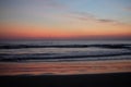 Horizon Sea Seminyak Beach Sunset Pretty Beautiful Wave Ocean Fujifilm Calm Blue Orange Sky Cloud Royalty Free Stock Photo