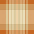 Horizon texture check textile, shape background fabric vector. Shabby pattern tartan plaid seamless in orange and light colors Royalty Free Stock Photo