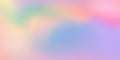 Horizontal Abstract Pastel Color Hologram Background