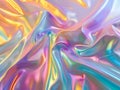 Abstract horizontal holographic texture design pastel colors for pattern and background - Royalty Free Stock Photo