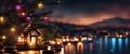 Horizontal Anamorphic Display Bokeh Concept For Background
