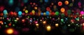 Horizontal Anamorphic Display Bokeh Concept For Background