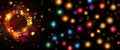 Horizontal Anamorphic Display Bokeh Concept For Background