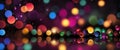 Horizontal Anamorphic Display Bokeh Concept For Background