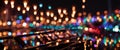 Horizontal Anamorphic Display Bokeh Concept For Background