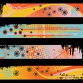 Horizontal banners Royalty Free Stock Photo