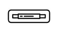 Horizontal Bar Icon, Progress Indicator, Status Loading Symbol, vector design Generative AI Royalty Free Stock Photo