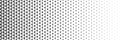 horizontal black halftone of euro currency sign design for pattern and background Royalty Free Stock Photo