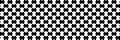 horizontal black and white jigsaw puzzle for pattern and background,vector illustration Royalty Free Stock Photo