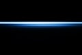 Horizontal blue blast beam illustration background Royalty Free Stock Photo