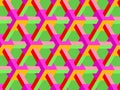 Horizontal bright cube lattice