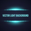 Horizontal bright frame. Vector light background.