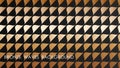 Horizontal bronze wave abstract background with copper waving ripple, cover, site presentation in HD format. UI template Royalty Free Stock Photo