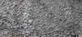 It is horizontal cement and concrete texture for pattern and background.  Gray wide rough concrete wall texture. Royalty Free Stock Photo