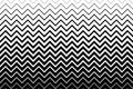 Horizontal chevron line pattern. From thin strips to thick. Fades stripe. Black shevron on white background. Zigzag gradation stri Royalty Free Stock Photo