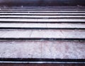 Horizontal city granite stairs background