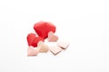 Origami Hearts for Valentine`s Day or Wedding