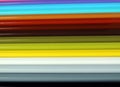 Horizontal color pencils gradient spectrum texture Royalty Free Stock Photo