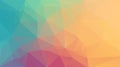 Horizontal color triangle background