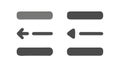 Horizontal Control Sliders. Adjustment, Settings, and User Interface. vector design Generative AI Royalty Free Stock Photo