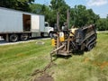 Horizontal Directional Drilling, Cable, Pipes Royalty Free Stock Photo