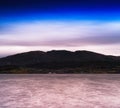 Horizontal dramatic Norway fjord landscape Royalty Free Stock Photo