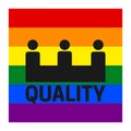 Equality Pride Typograph