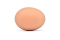 Horizontal egg isolated on white background Royalty Free Stock Photo