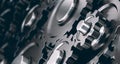 Horizontal Gear Cogs Background
