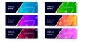 Horizontal Gradient geometric and modern futuristic background template for business, fashion, banner Royalty Free Stock Photo