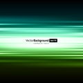 Horizontal green liquid blurred line realistic background 3d template vector illustration