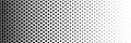horizontal halftone of black cross or plus design for pattern and background