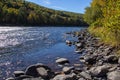 Deerpark, NY / United States - Oct. 10, 2015: a view of Upper Delaware Scenic Byway