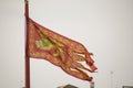 Horizontal image of the flag of Venice in the white background Royalty Free Stock Photo